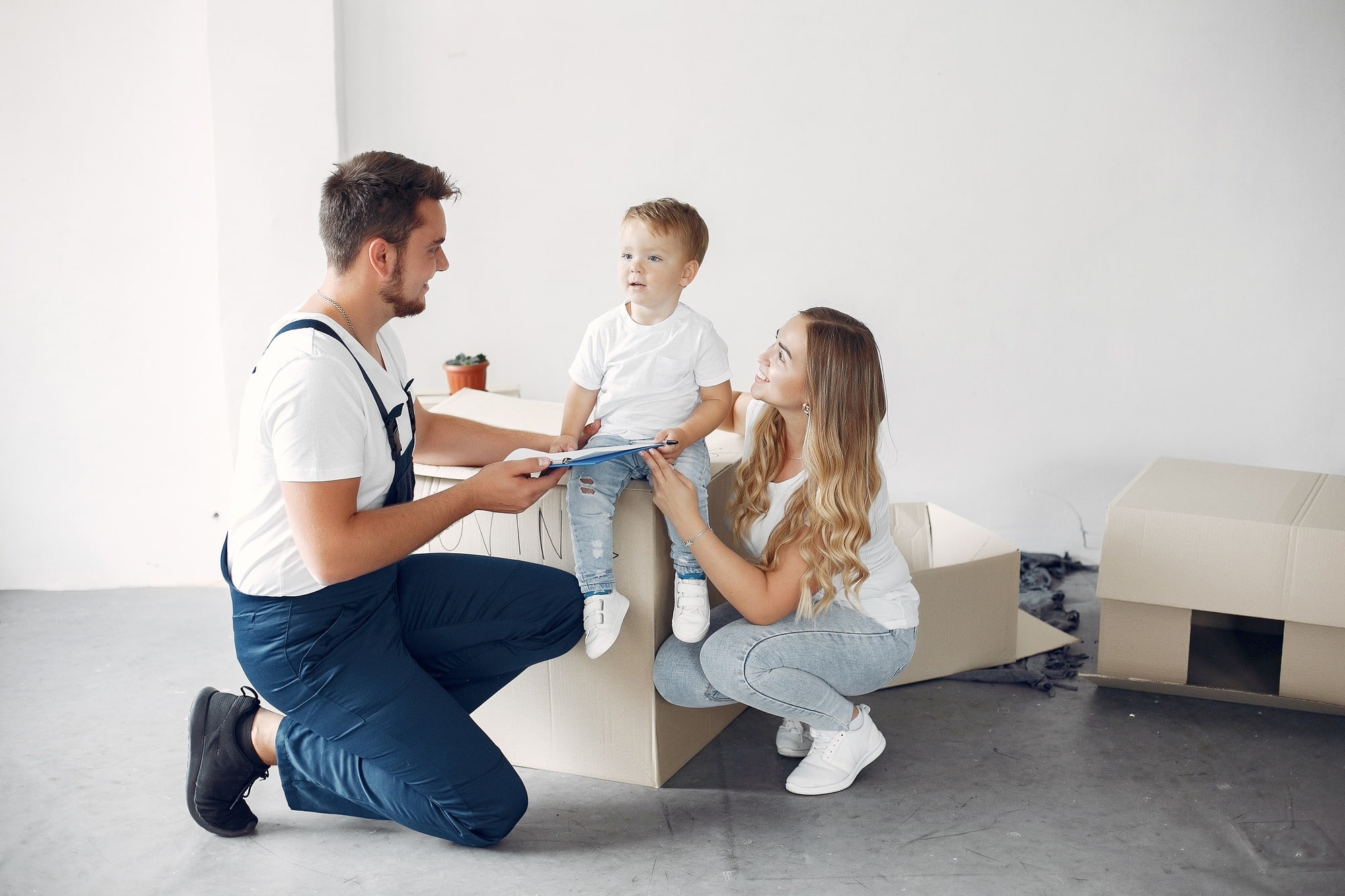 settling children into a new home